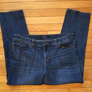 Talbots Simply Flatterling 5-Pocket Jeans  Sz 16